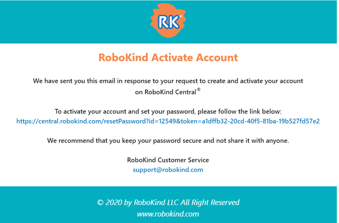 RK Central Account